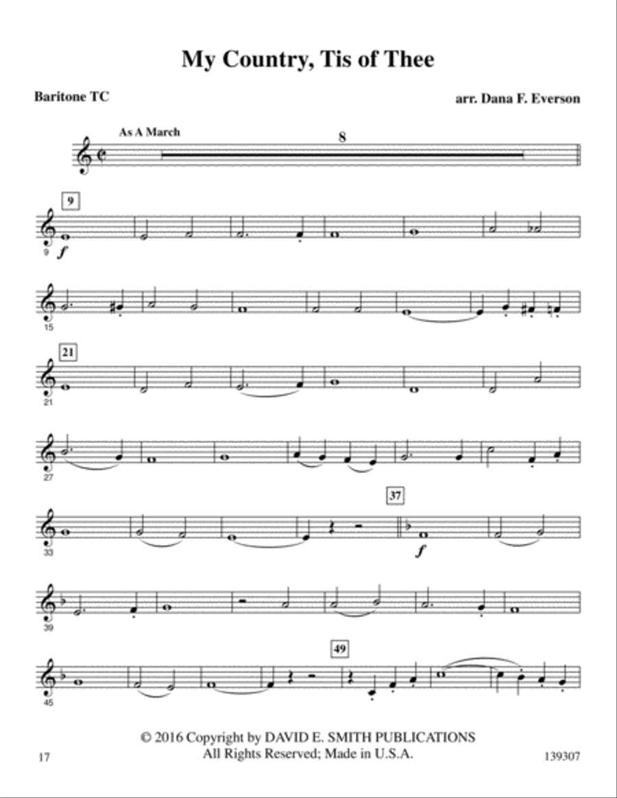 My County Tis Of Thee My County Tis Of Thee Brass Trio scores gallery preview page 18