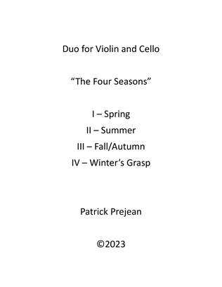 Duo for Violin and Cello "The Four Seasons"