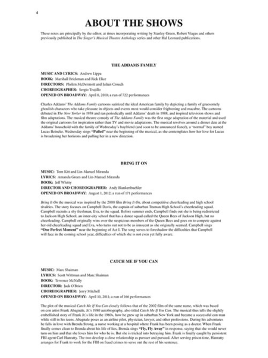 Singer's Musical Theatre Anthology – Volume 6 Voice scores gallery preview page 7