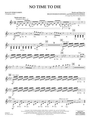 No Time to Die (from No Time To Die) (arr. Michael Brown) - Mallet Percussion