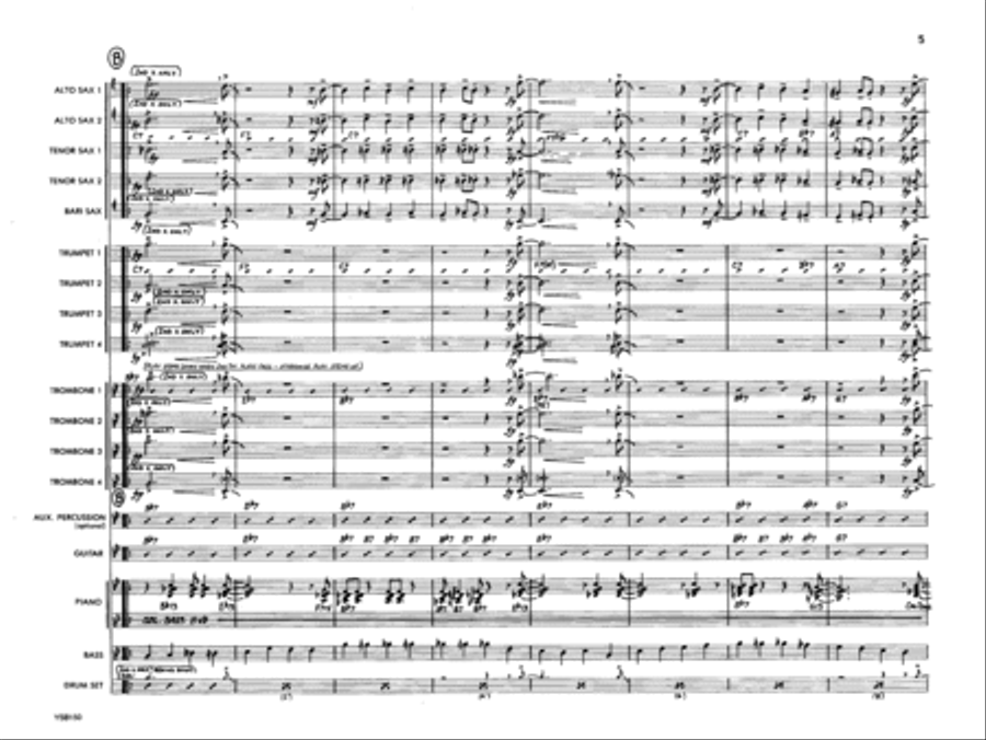 Pardon My Blues Pardon My Blues Jazz Ensemble scores gallery preview page 5