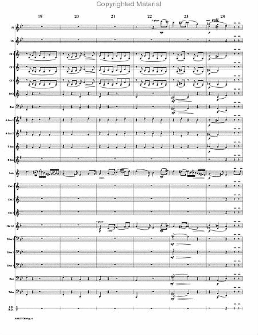 Hailstorm Hailstorm Concert Band scores gallery preview page 7