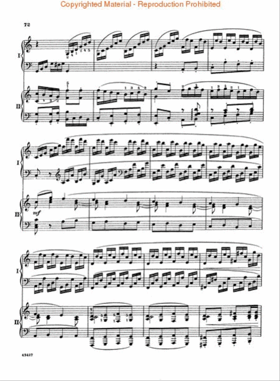 Concerto No. 25 in C, K.503 Piano scores gallery preview page 2