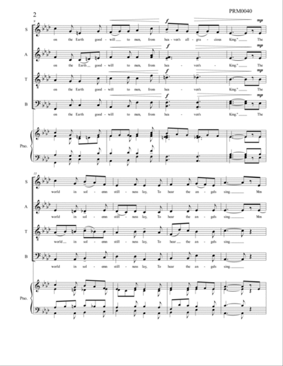 It Came Upon a Midnight Clear Divisi scores gallery preview page 4