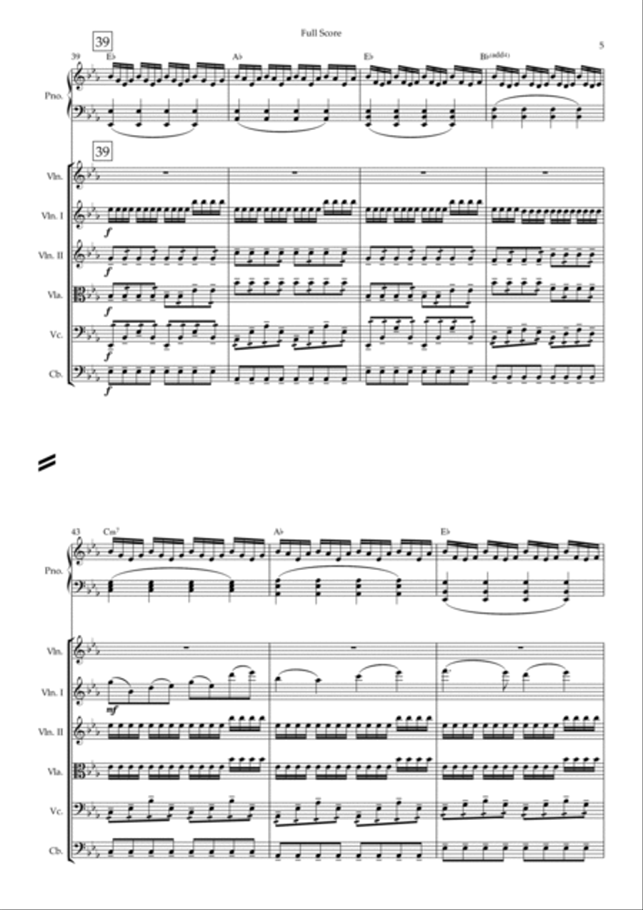 Fix You Small Ensemble scores gallery preview page 5