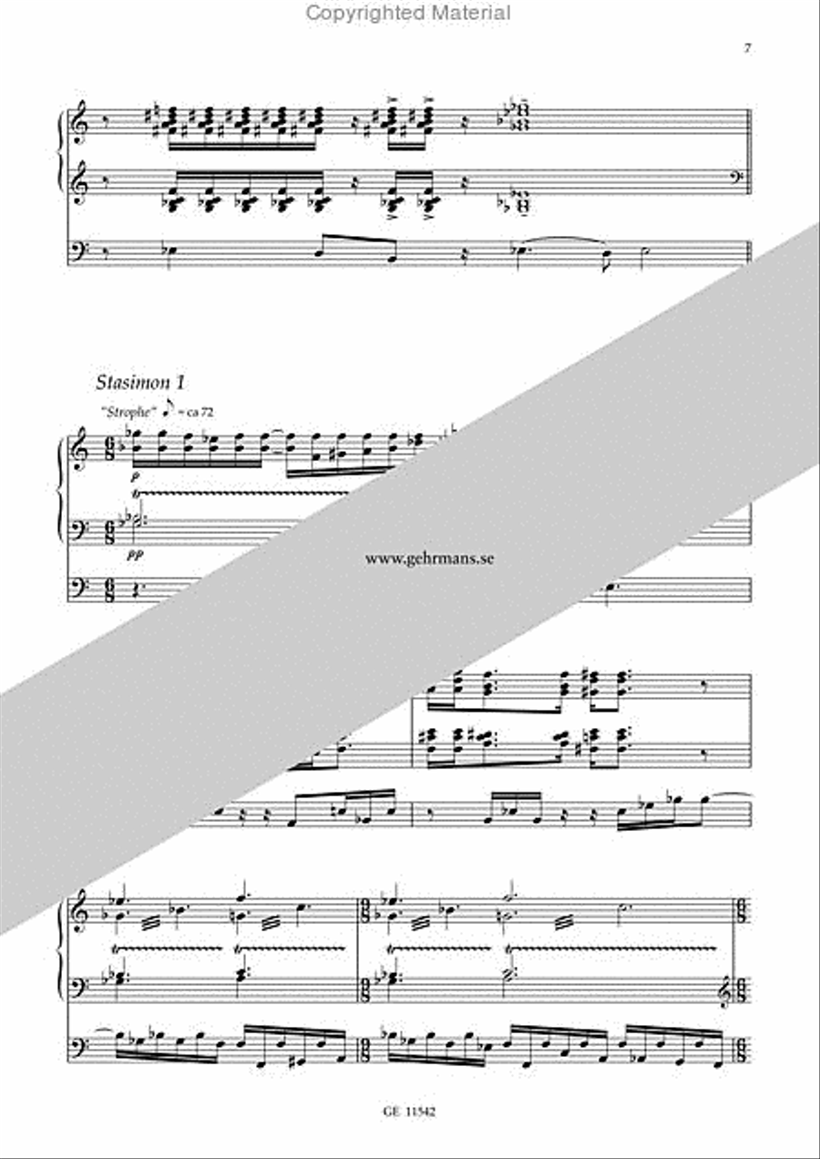 Tragoedia Organ scores gallery preview page 8