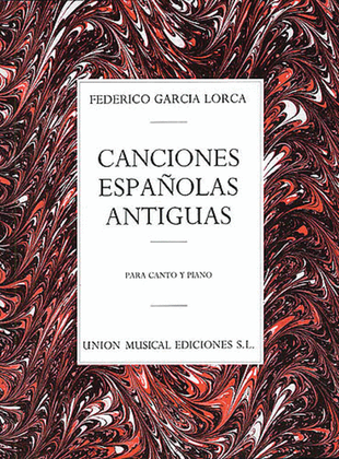 Book cover for Canciones Espanolas Antiguas (Canto Y Piano)