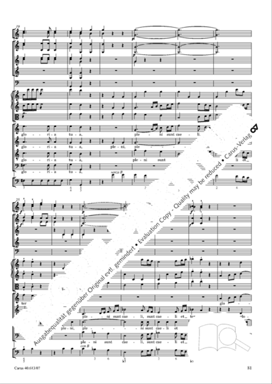 Mass in C (Missa in C) 4-Part scores gallery preview page 88