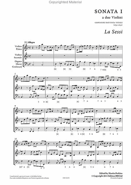 Sonatas, Op. 5, volume 1
