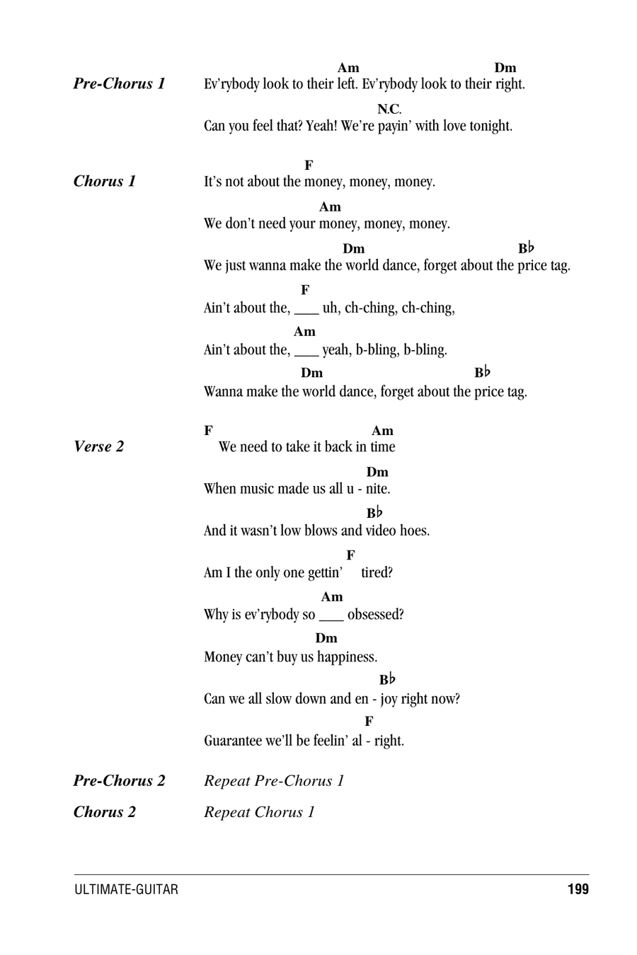 Price Tag Price Tag Acoustic Guitar scores gallery preview page 2