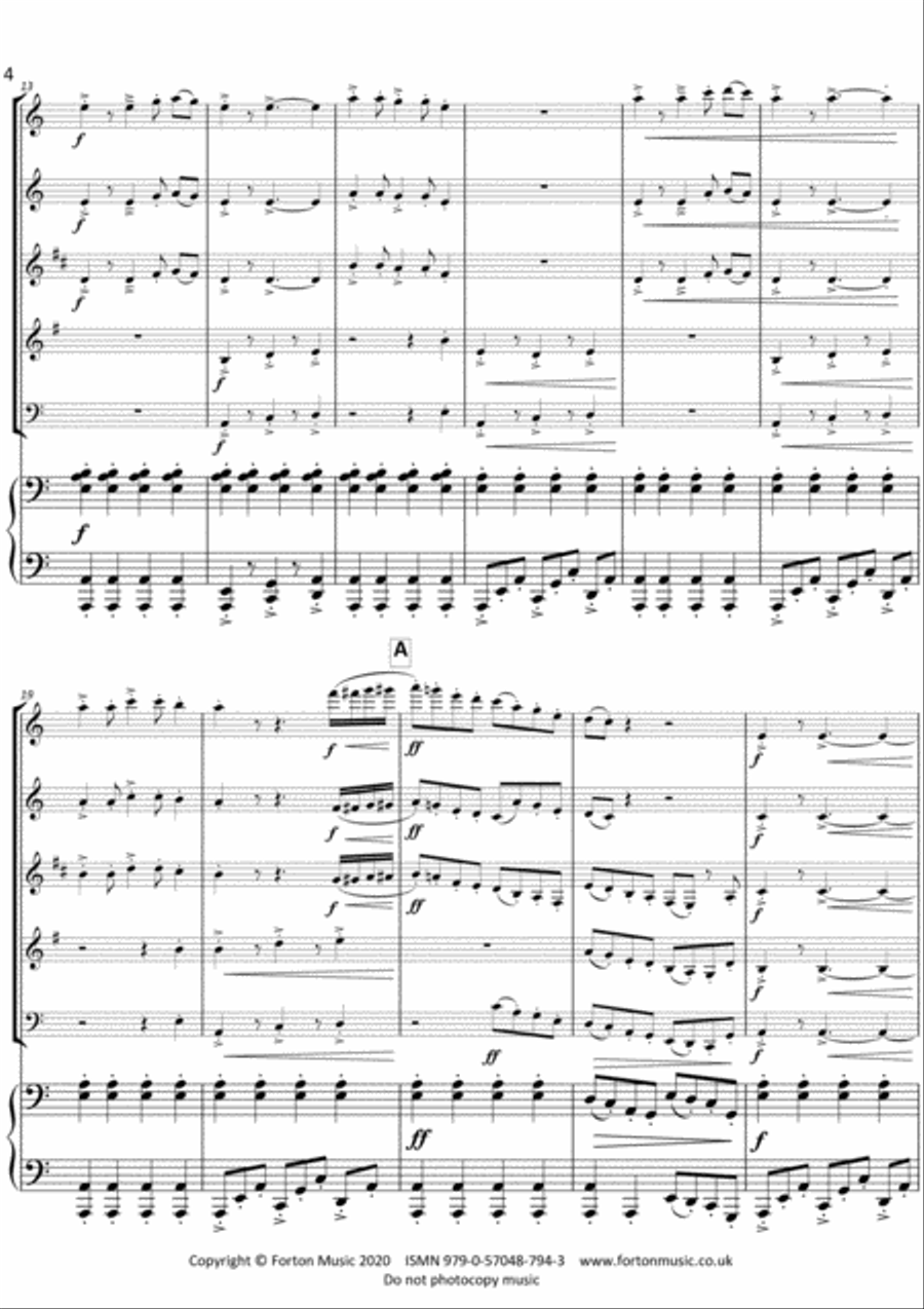 T.V. Theme Bassoon scores gallery preview page 4