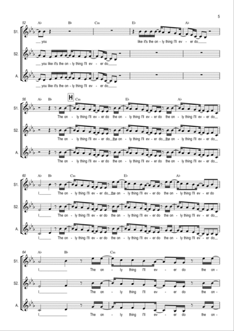 Adore You Adore You SSA scores gallery preview page 5