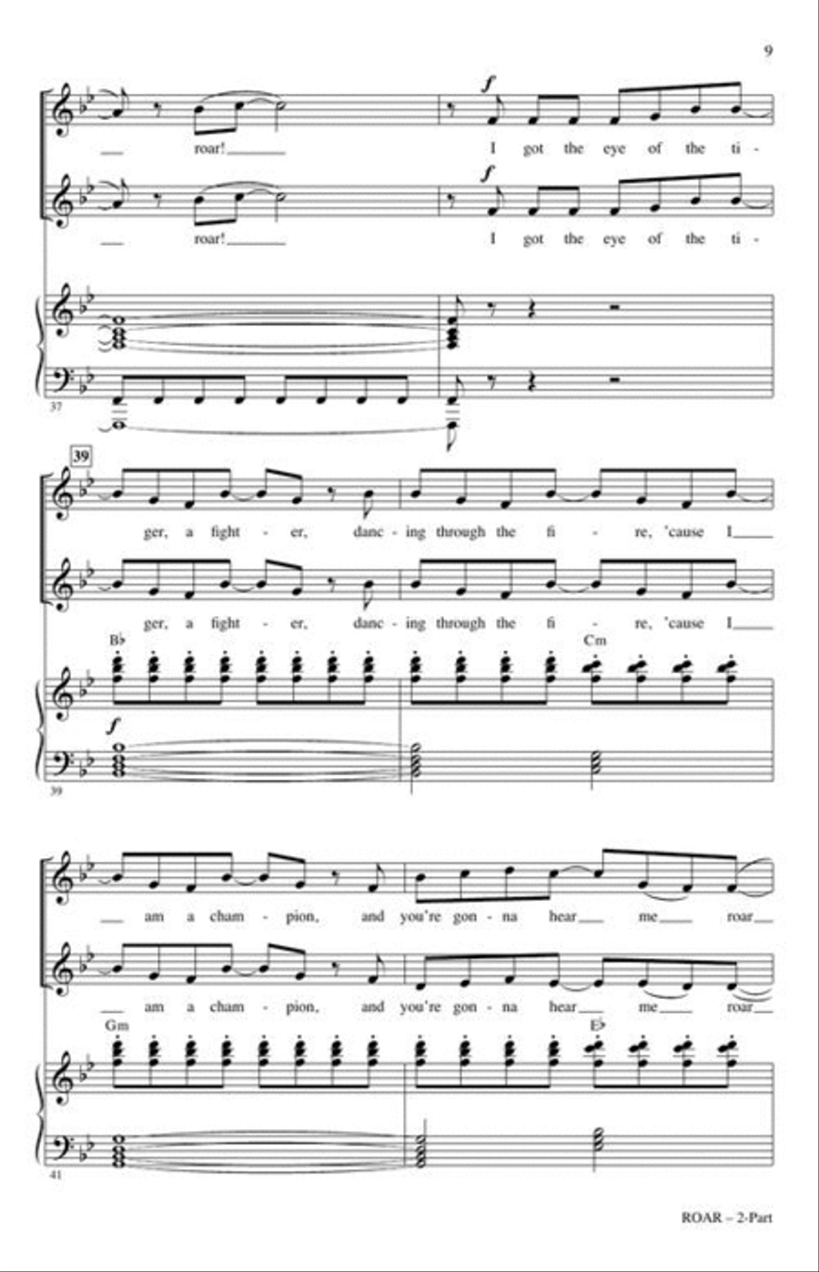 Roar 2-Part scores gallery preview page 6