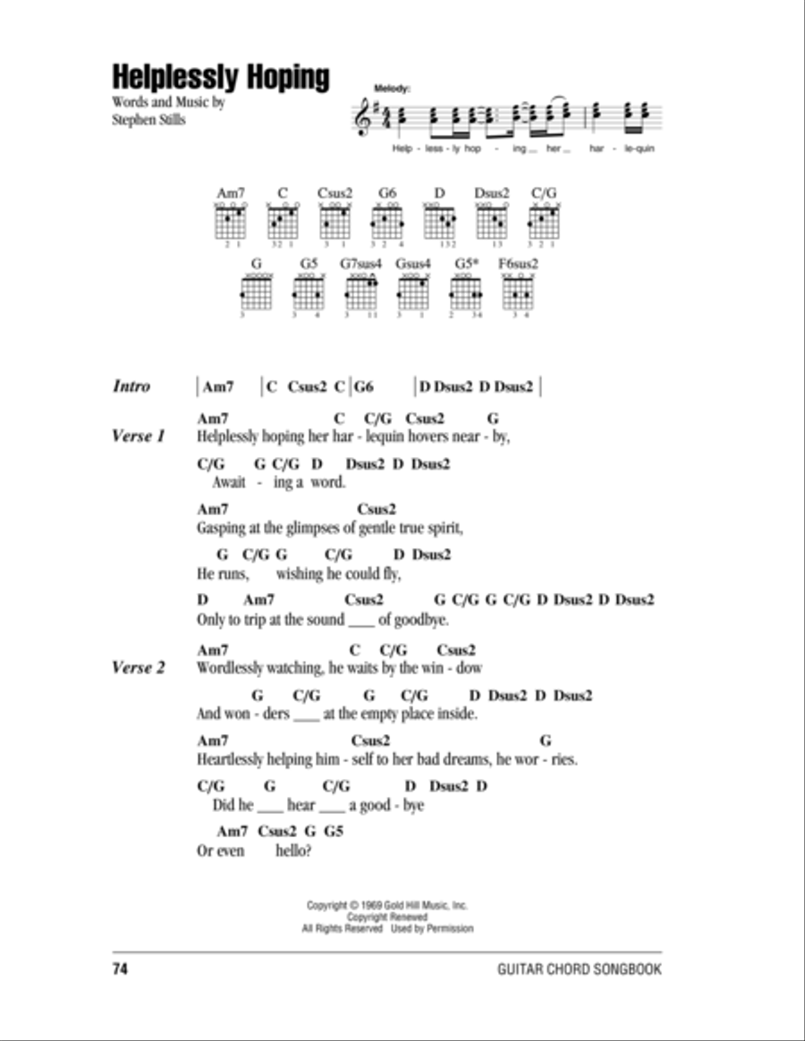 Helplessly Hoping Helplessly Hoping Acoustic Guitar scores gallery preview page 1