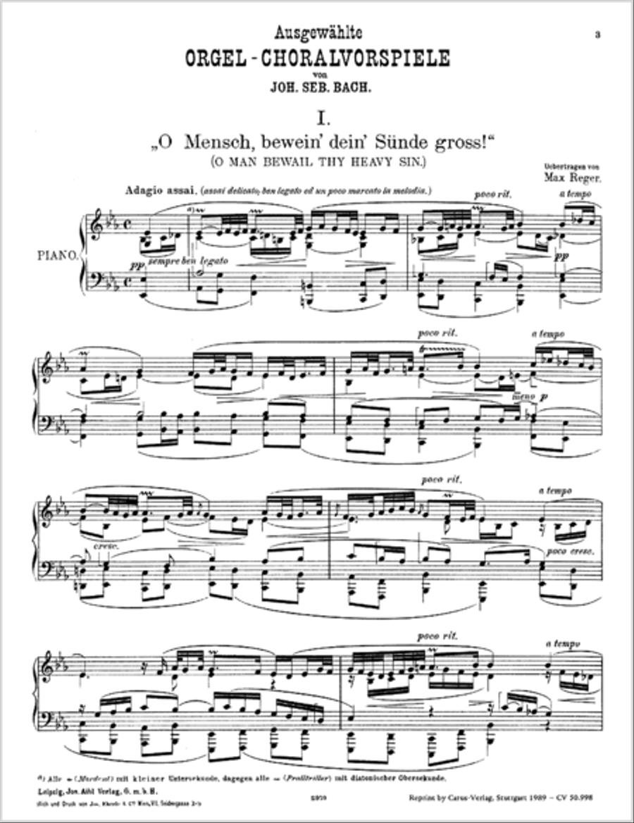 Ausgewahlte Choralvorspiele Collection / Songbook scores gallery preview page 2