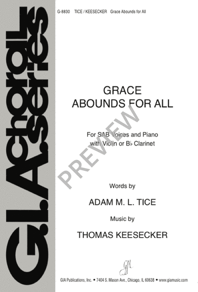 Grace Abounds for All image number null