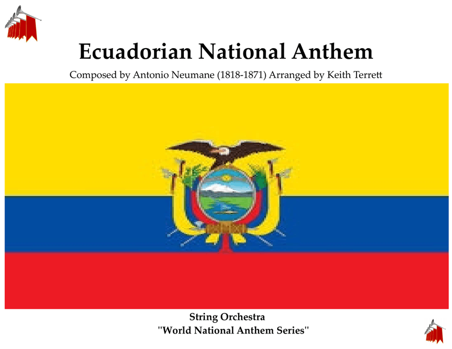 Book cover for Equadorian National Anthem for String Orchestra - Score Only