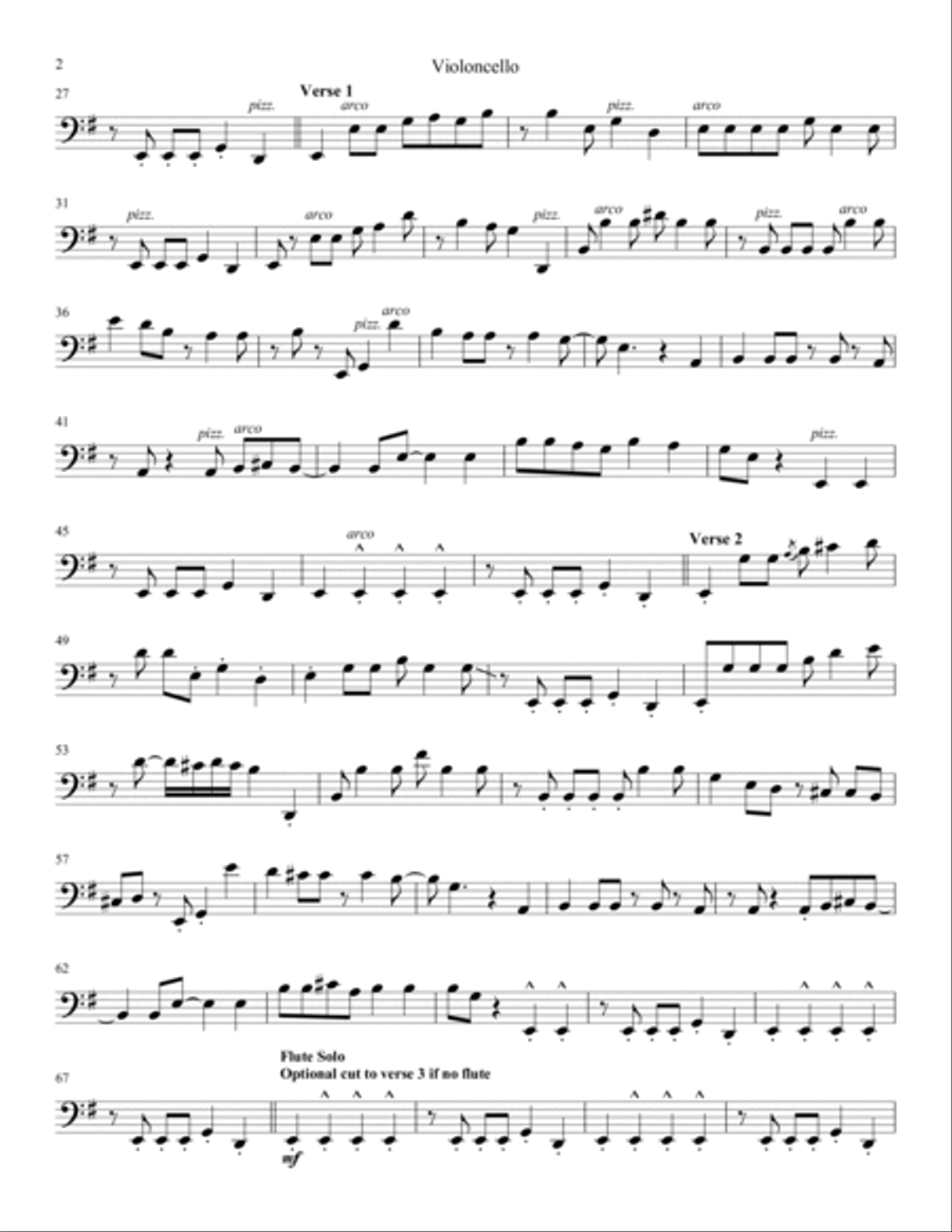 Loco (arr. John O'Hara) - Cello String Quartet scores gallery preview page 2