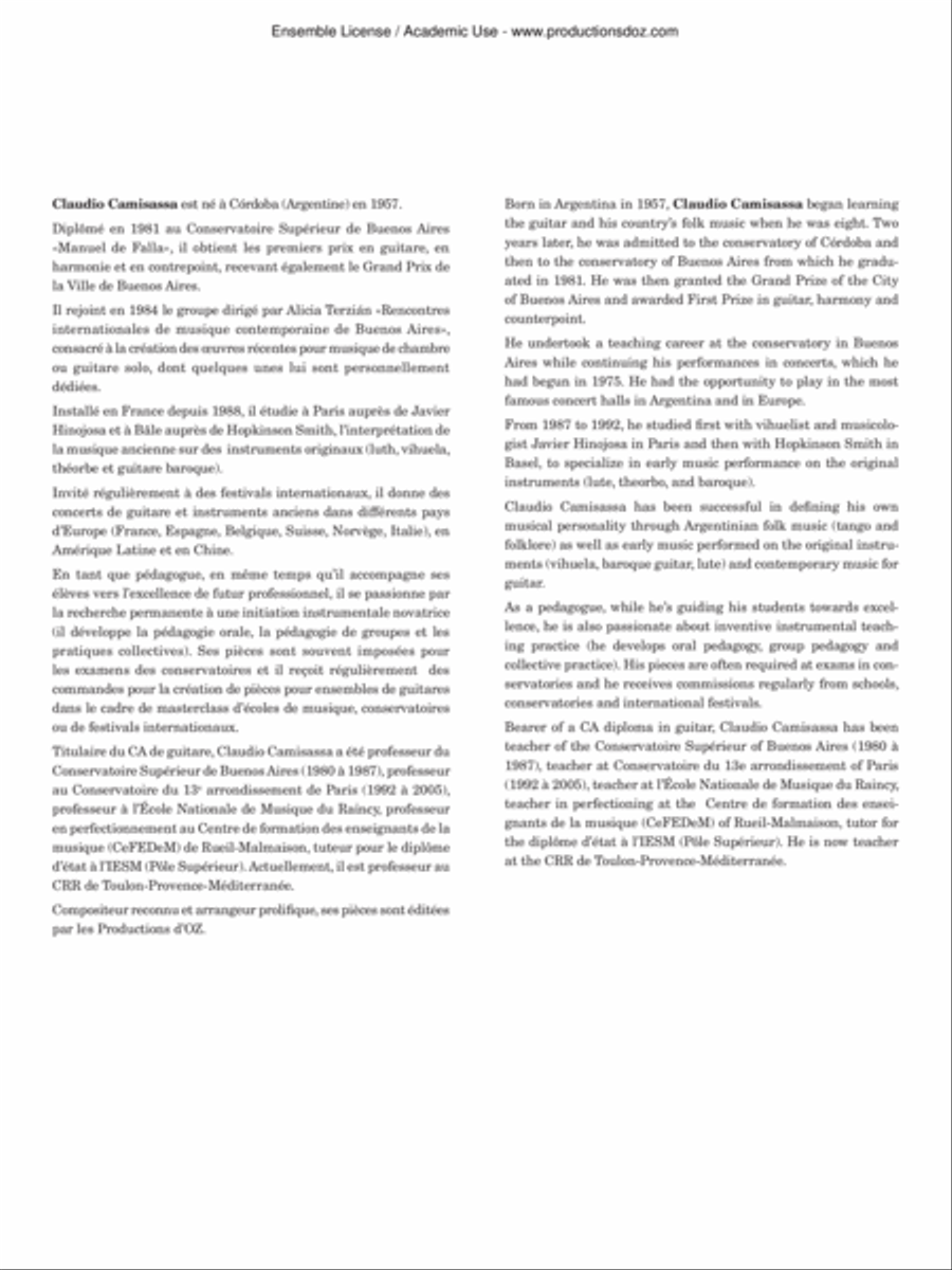Cinq microtangos, vol. 2 Flute scores gallery preview page 2