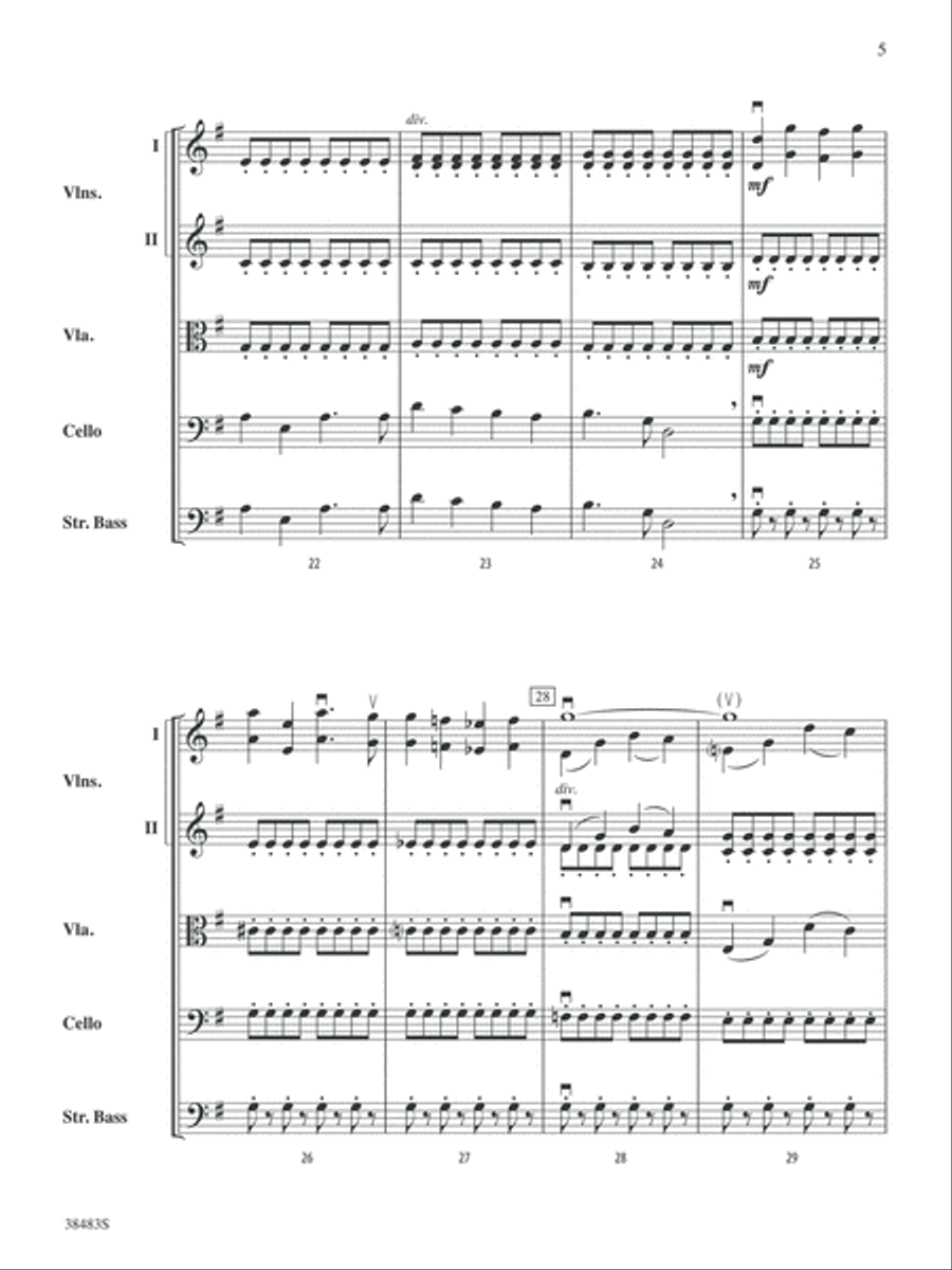 Sprites: Score Sprites: Score String Orchestra scores gallery preview page 5