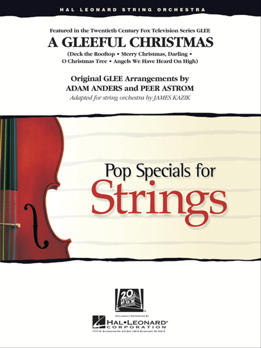 A Gleeful Christmas String Orchestra scores gallery preview page 1