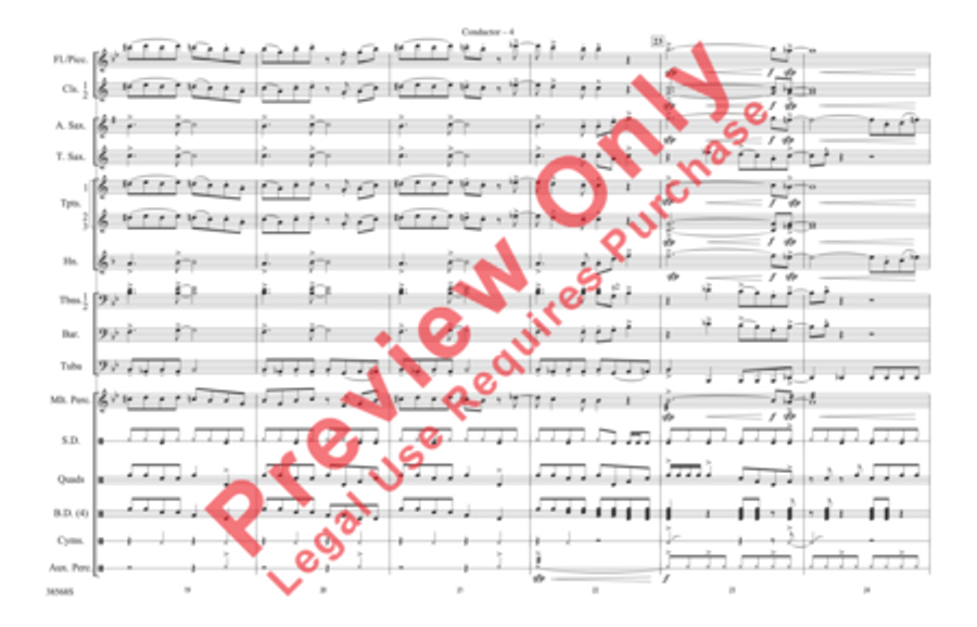 Gimme Some Lovin' Gimme Some Lovin' Marching Band scores gallery preview page 5