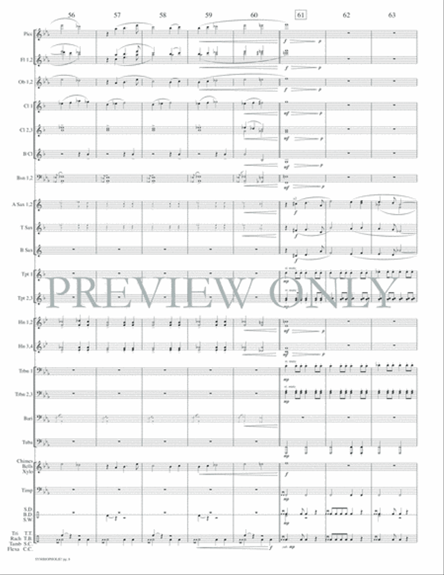 Symbiopholie! Concert Band scores gallery preview page 11