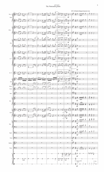 THE NUTCRACKER (short and) SUITE - for concert band image number null