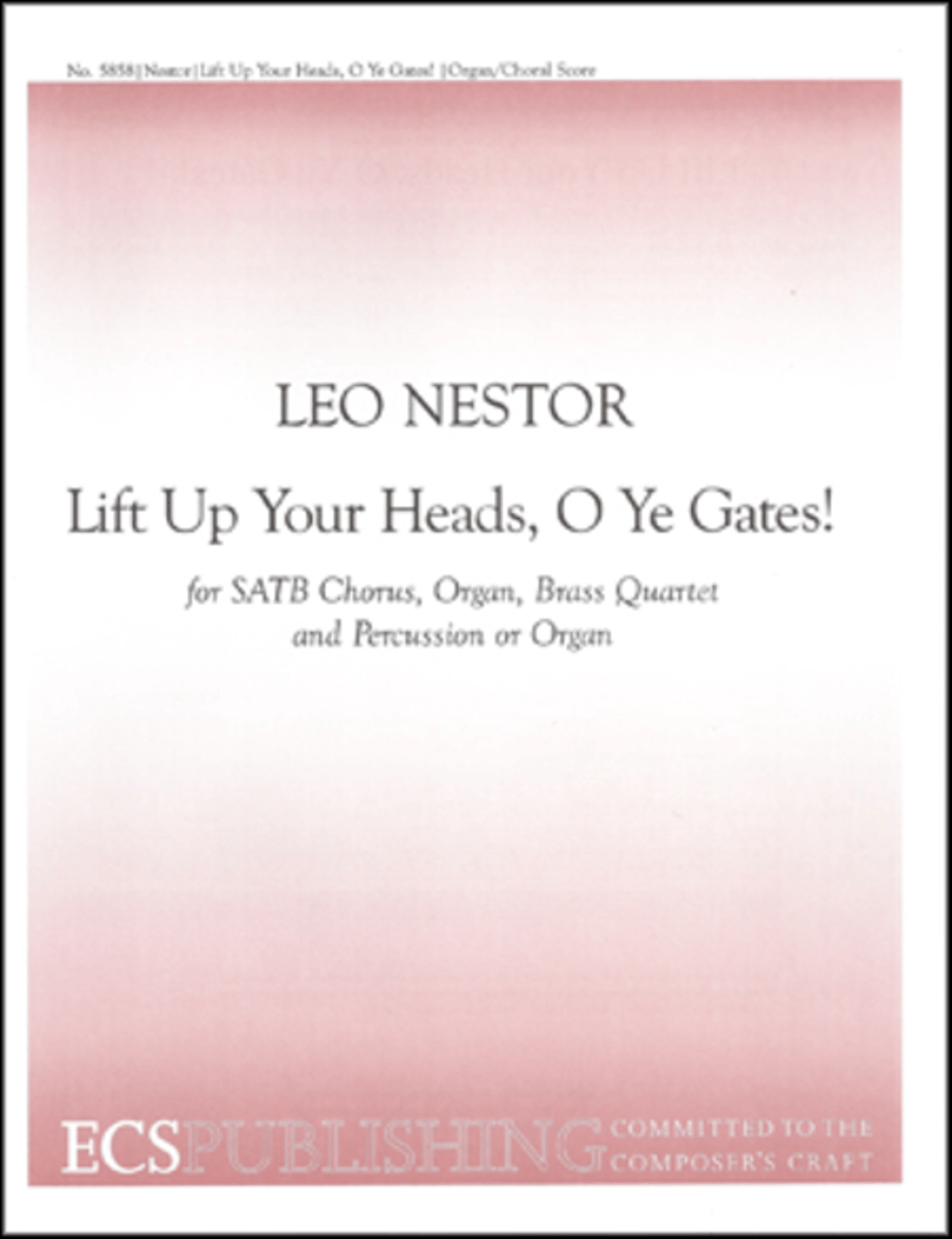 Lift Up Your Heads, O Ye Gates! 4-Part scores gallery preview page 1
