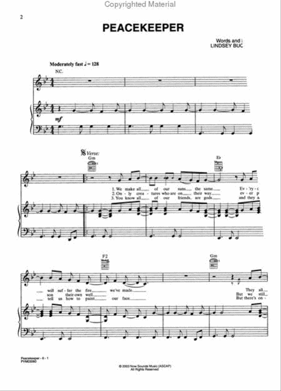 Peacekeeper Small Ensemble scores gallery preview page 2