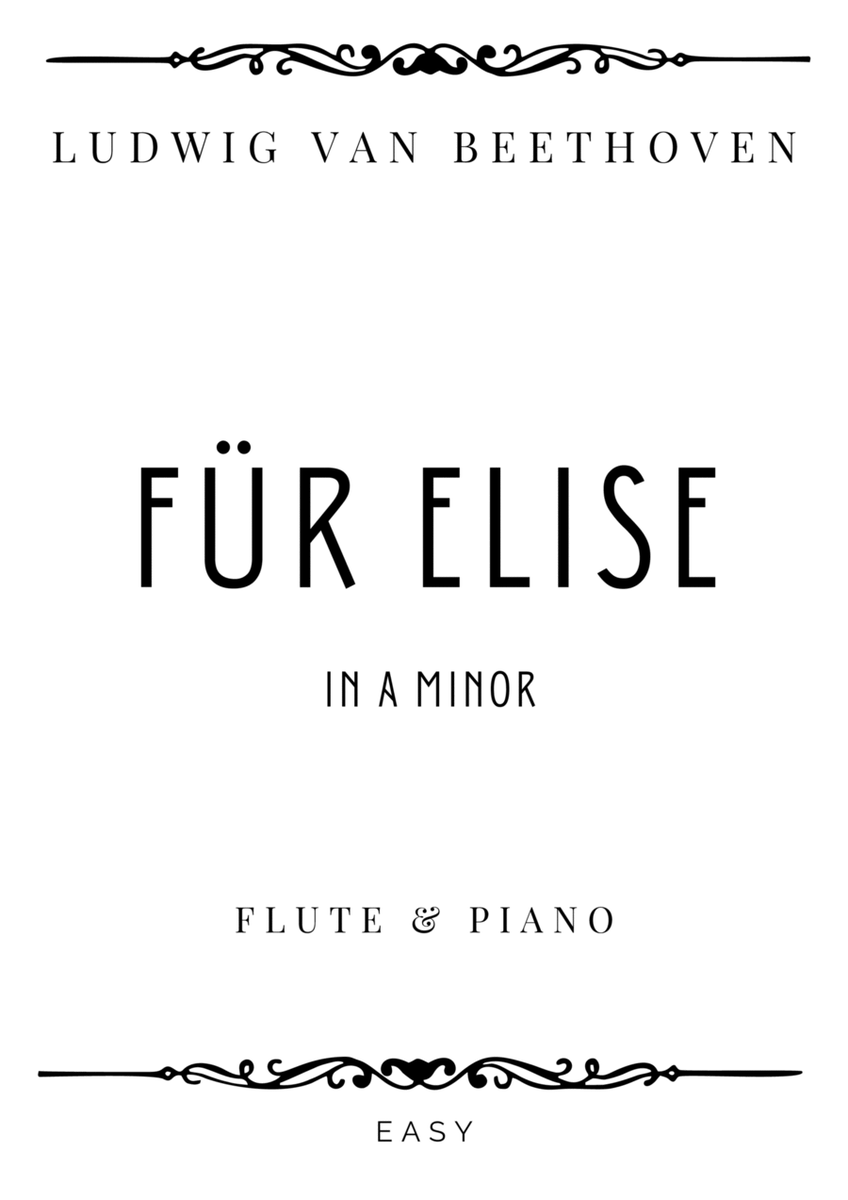 Beethoven - Für Elise in A minor - Easy image number null