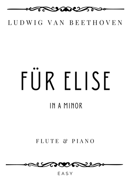 Beethoven - Für Elise in A minor - Easy image number null