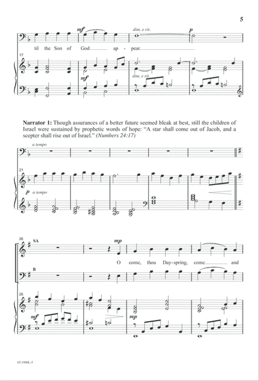 Love's Pure Light 3-Part scores gallery preview page 7