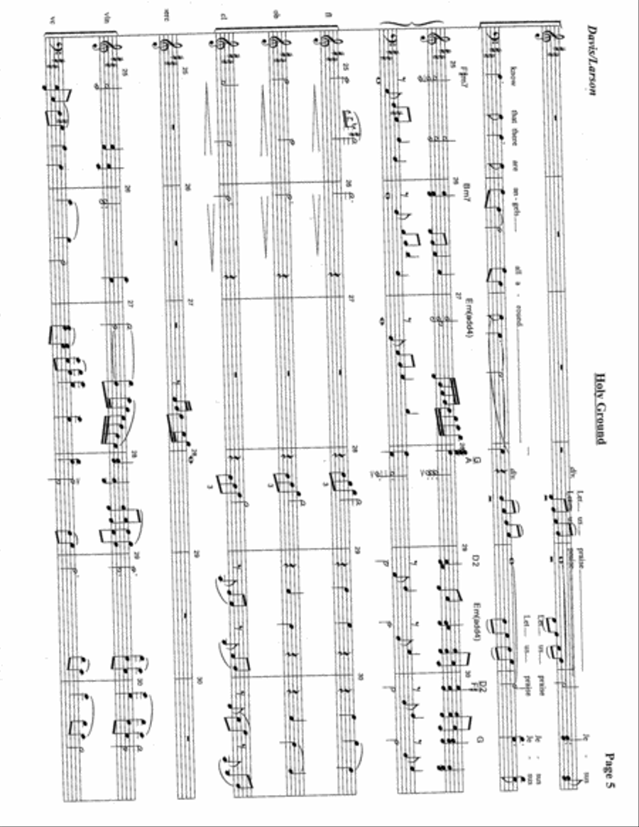 Holy Ground 4-Part scores gallery preview page 6