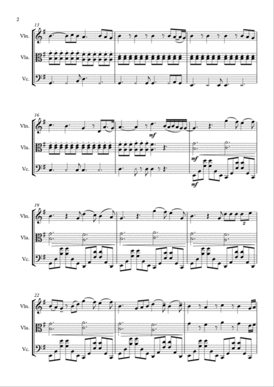 Perfect String Trio scores gallery preview page 3