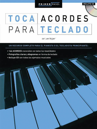 Book cover for Primer Paso: Toca Acordes Para Teclado