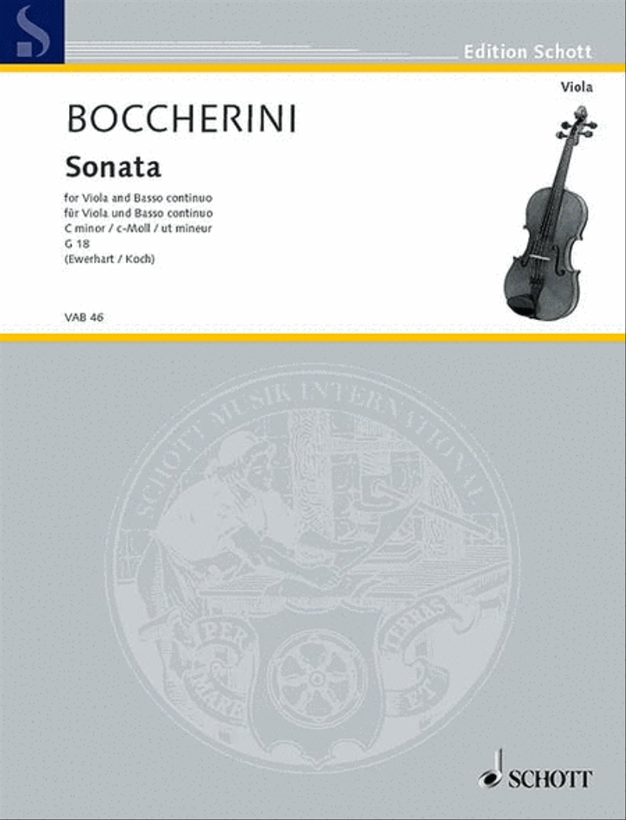 Sonata C Minor Viola scores gallery preview page 1