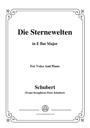 Schubert-Die Sternenwelten,in E flat Major,for Voice&Piano