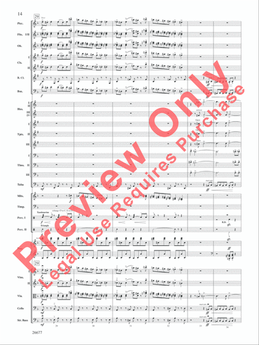 Star Wars Epic -- Part II, Suite from the Full Orchestra scores gallery preview page 15