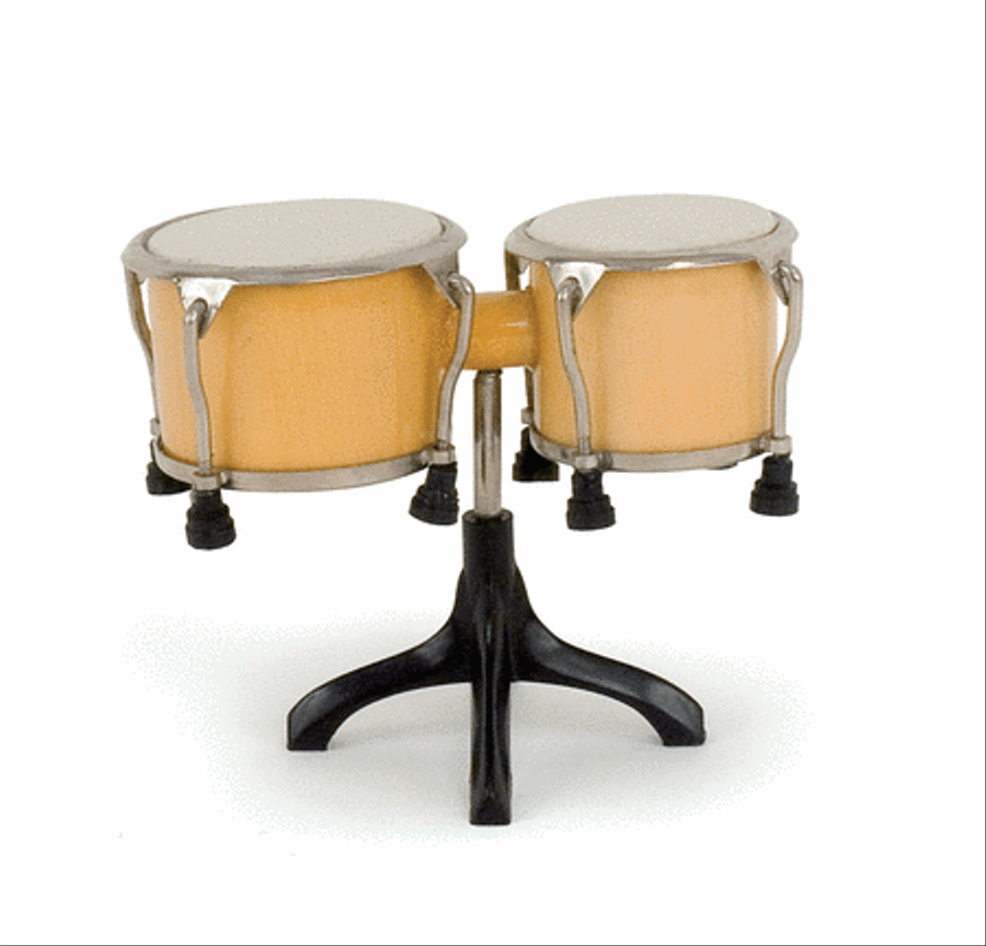 miniature instrument: bongo drums Drums scores gallery preview page 1