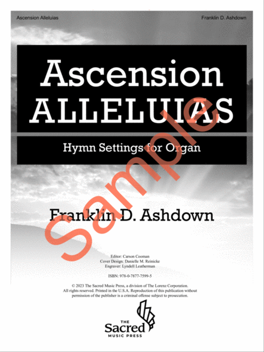 Ascension Alleluias Organ Solo scores gallery preview page 2