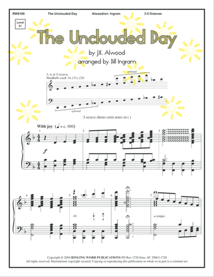 Unclouded Day 5-Octaves scores gallery preview page 1