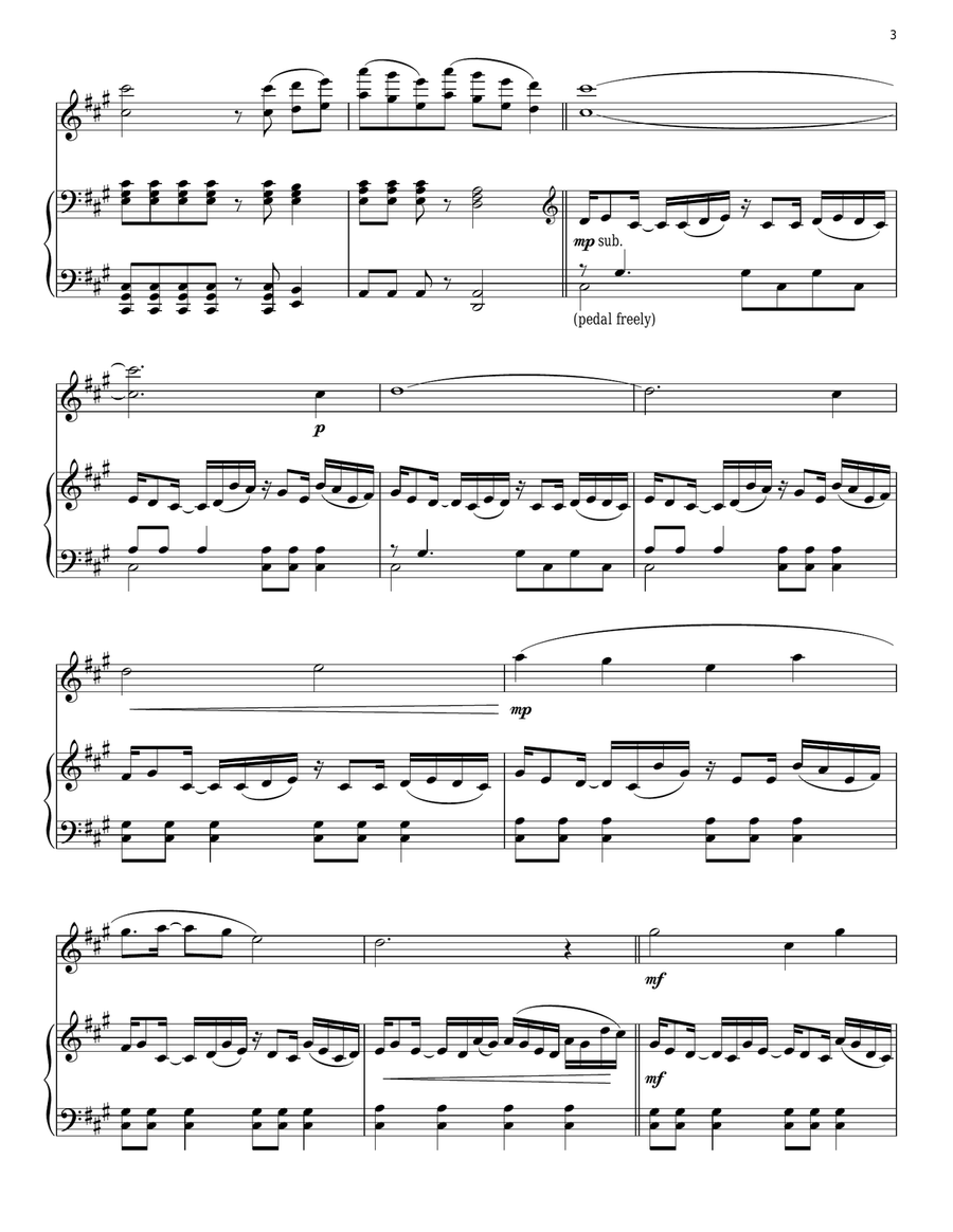 Kara Remembers Piano Duet scores gallery preview page 3