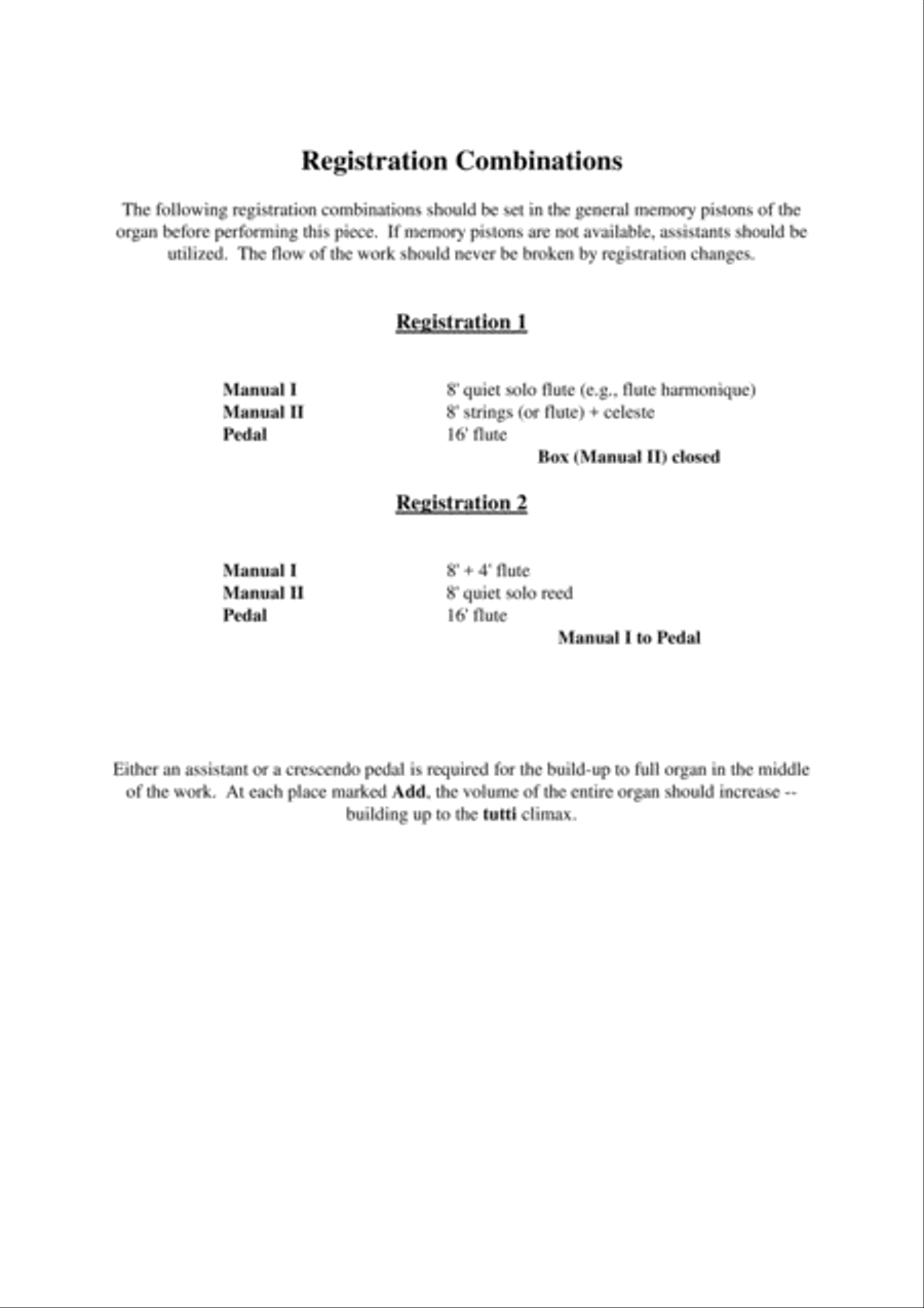 Carson Cooman: Crucifixus (1999) for clarinet and organ Woodwind Duet scores gallery preview page 2