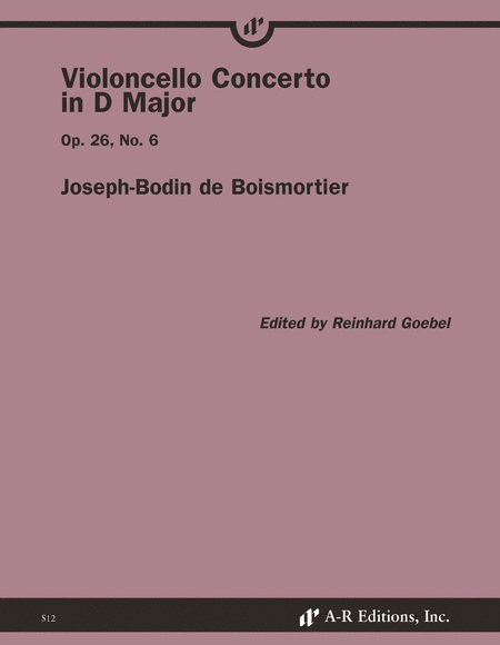 Violoncello Concerto in D Major, Op. 26, No. 6