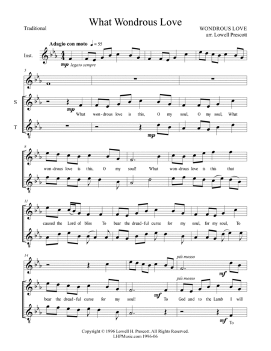 What Wondrous Love What Wondrous Love Large Ensemble scores gallery preview page 2