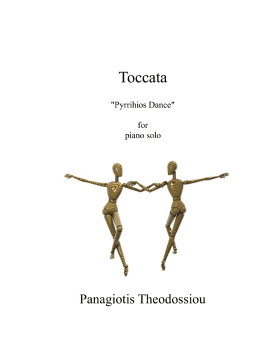 Toccata for piano solo Toccata for piano solo Piano Solo scores gallery preview page 1