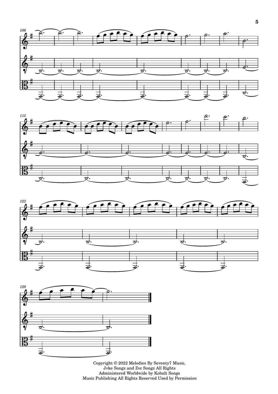 Golden Hour String Trio scores gallery preview page 6