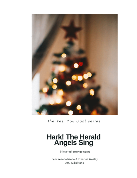 Hark! The Herald Angels Sing (3 Leveled Arrangements) image number null