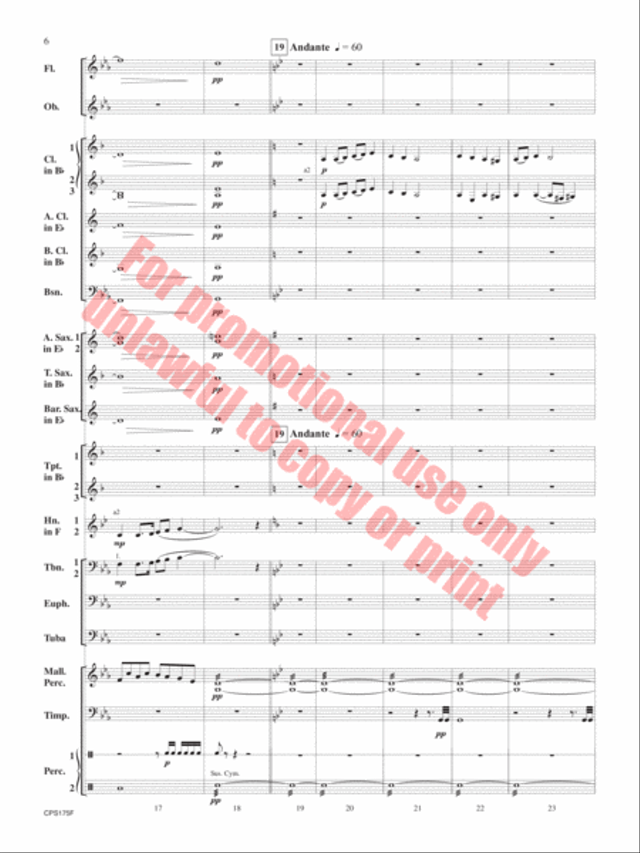 Aberystwyth Variants Aberystwyth Variants Concert Band scores gallery preview page 7